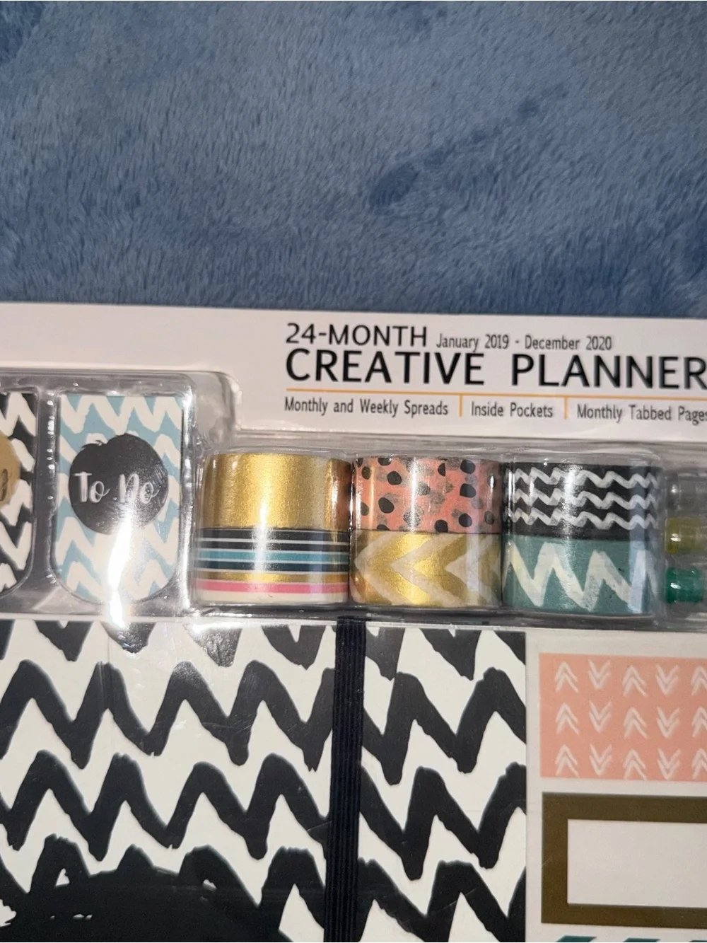 Creative Planner Kit - Black & Teal Accents from 2019-2020